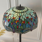 Lampada da terra Tiffany Blue Dragonfly Interiors 1900