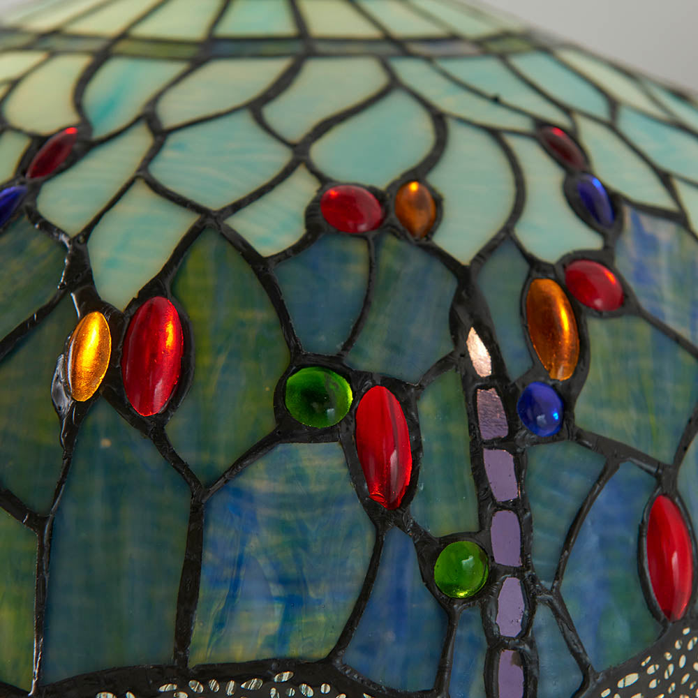 Lampada da terra Tiffany Blue Dragonfly Interiors 1900