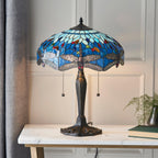Lampada da Tavolo Tiffany Blue Dragonfly Interiors 1900