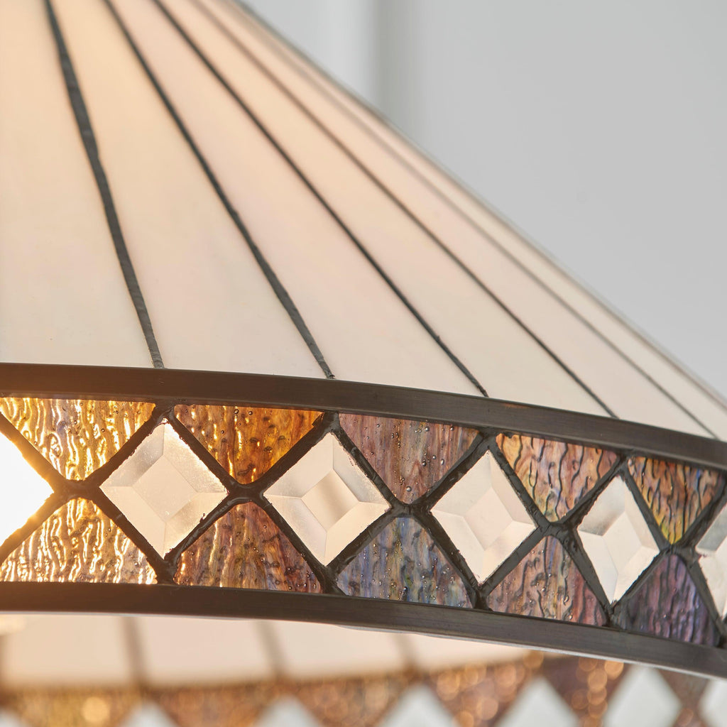 Fargo Media Lampada da Soffitto Tiffany 1 Portalampada