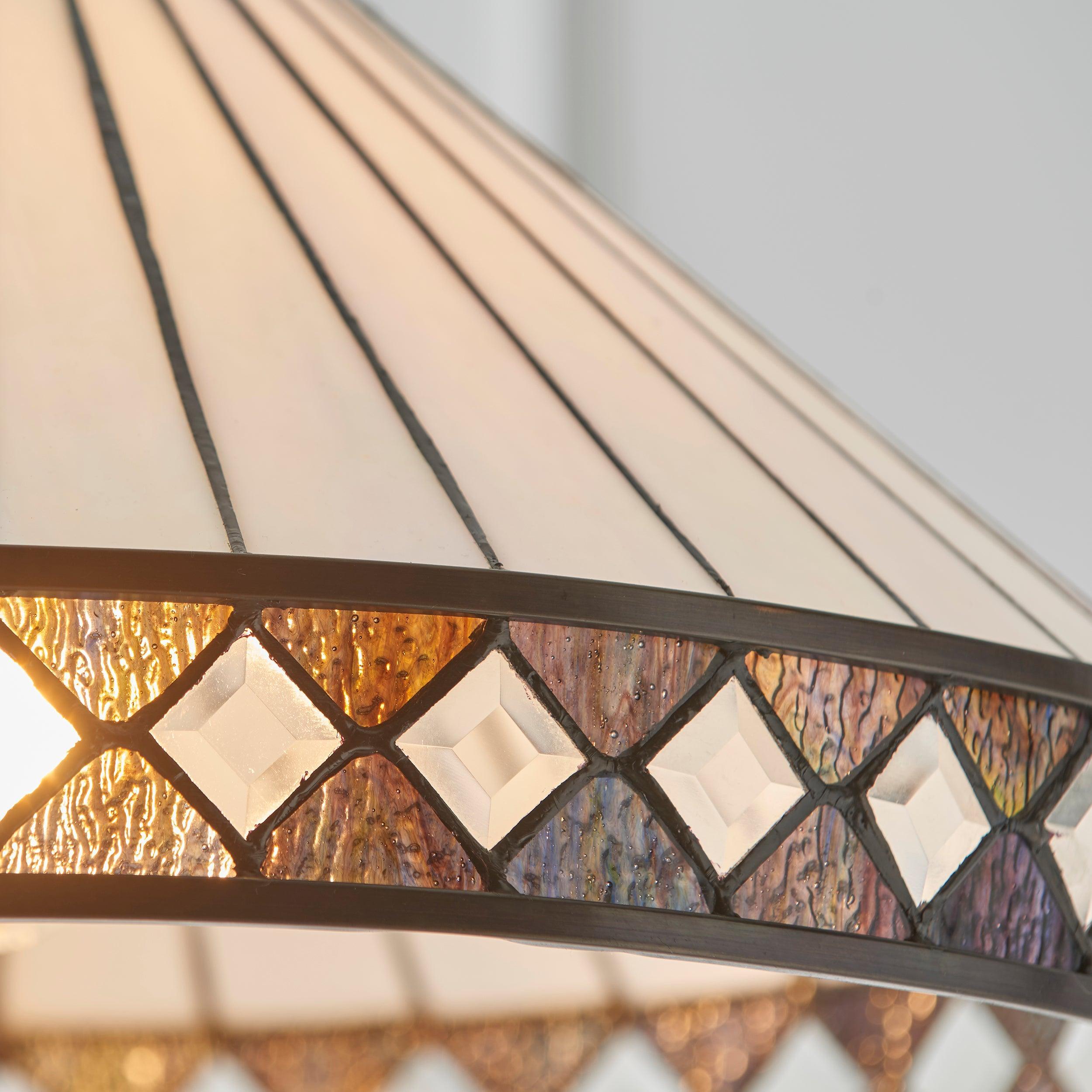 Fargo Media Lampada da Soffitto Tiffany 1 Portalampada
