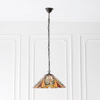 Hector Medium Tiffany Lampada da Soffitto, attacco per una lampadina