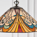 Hector Medium Tiffany Lampada da Soffitto, attacco per una lampadina