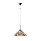 Hector Medium Tiffany Lampada da Soffitto, attacco per una lampadina