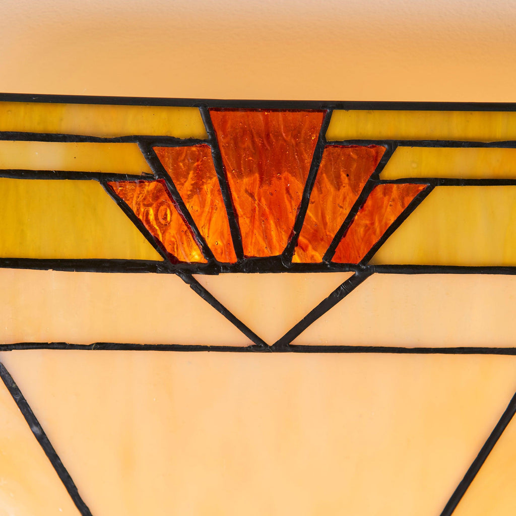 Interiors 1900 Nevada Grande Lampada da Soffitto Tiffany Flush