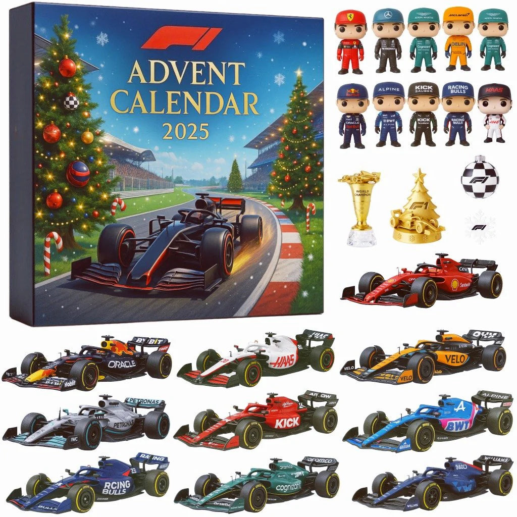 Calendario dell'Avvento RaceCraft Legends | Edizione esclusiva 2025 per appassionati di corse