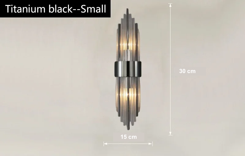 AuriLux Nordic Lampada da Parete in Cristallo