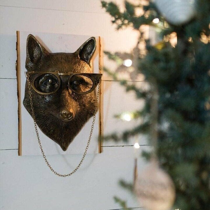 Decorazione da parete con testa di animale unica per la casa