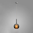 Lampada a sospensione in vetro sferico minimalista