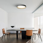 Arisha Moderne LED Plafoniere Metallo Bianca/Grigia/Nera Rotonda