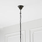 Luce da Soffitto Tiffany Grande Libellula Blu - Attacco per 3 Lampadine