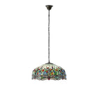 Lampadario Tiffany Grande Libellula Blu - Attacco per 1 Lampadina