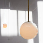 Lampada a Sospensione Minimalista in Ottone