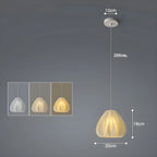FloraBloom Light - Fiore stampato in 3D nordico come lampada sospesa
