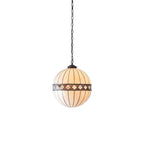 Interiors 1900 Fargo Lampadario Tiffany Globe Medio