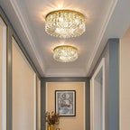 Kristy Lampada da Soffitto in Metallo/Cristallo di Lusso