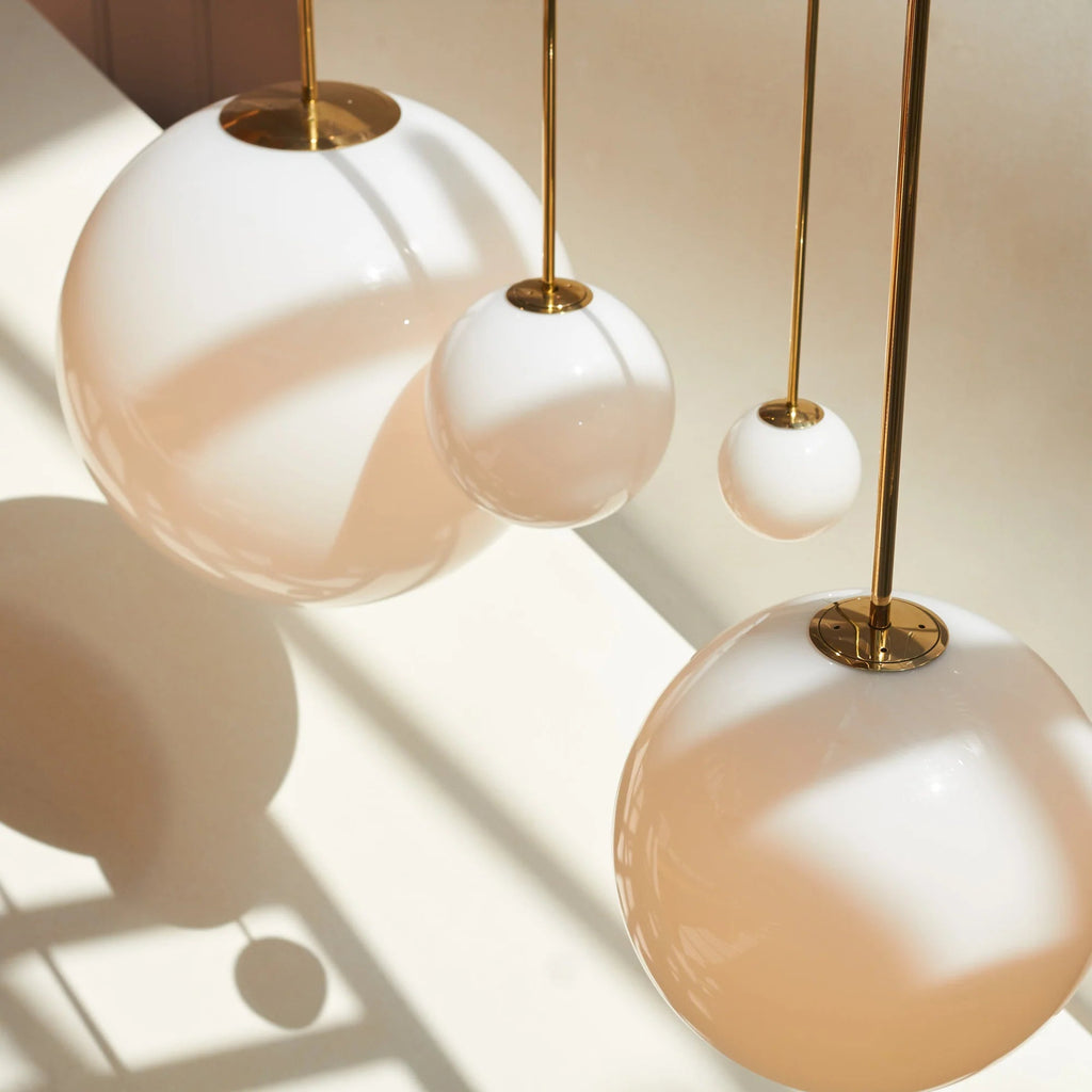 Lampada a Sospensione Minimalista in Ottone