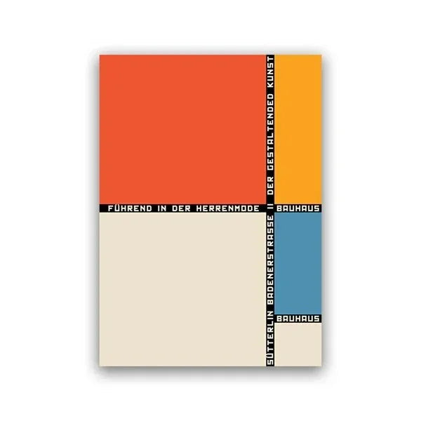 Forma Geometrica III di Bauhaus Wall Art