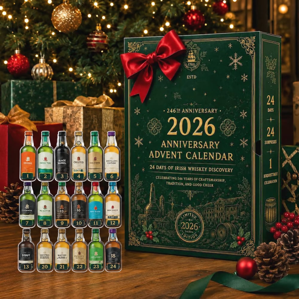 ⏰❄️ Calendario dell'Avvento per il 246° Anniversario 2026📅 24 giorni pieni di scoperte di whisky irlandese
