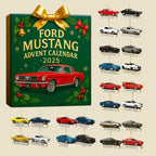 MustangMerry | Calendario dell'Avvento Ford Mustang 2025 Conto alla rovescia festivo