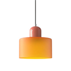 Lampada a sospensione in vetro – Elegante lampada cilindrica per ambienti accoglienti
