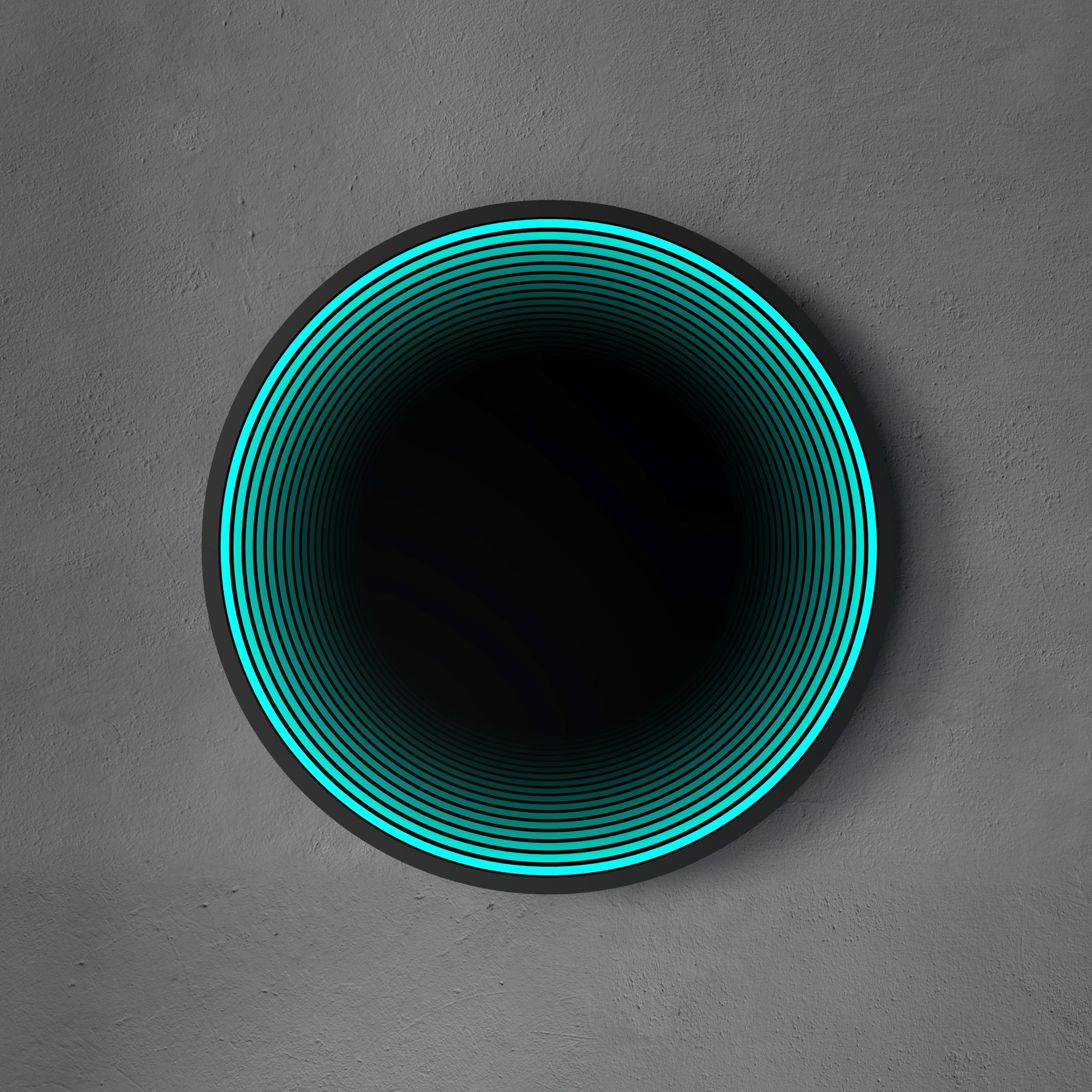 Specchio Circolare 3D con Luce