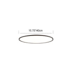 Lampada da soffitto LED a incasso con paralume rotondo in acrilico e alluminio, stile moderno minimalista per soggiorno