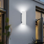Selvik | Moderno Faretto da Esterno in Alluminio con Classe di Protezione IP65 in Quattro Lunghezze per Giardino, Patio e Viale