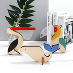 Lampada da Tavolo LED in Legno Animale Nordico 1 Luce
