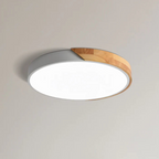 Delos - Lampada da soffitto in legno scandinavo con LED