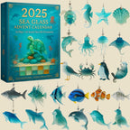 ShellSpark Calendario dell'Avvento 2025 | Scopri sorprese quotidiane con tesori d'arte in vetro marino ecologici!