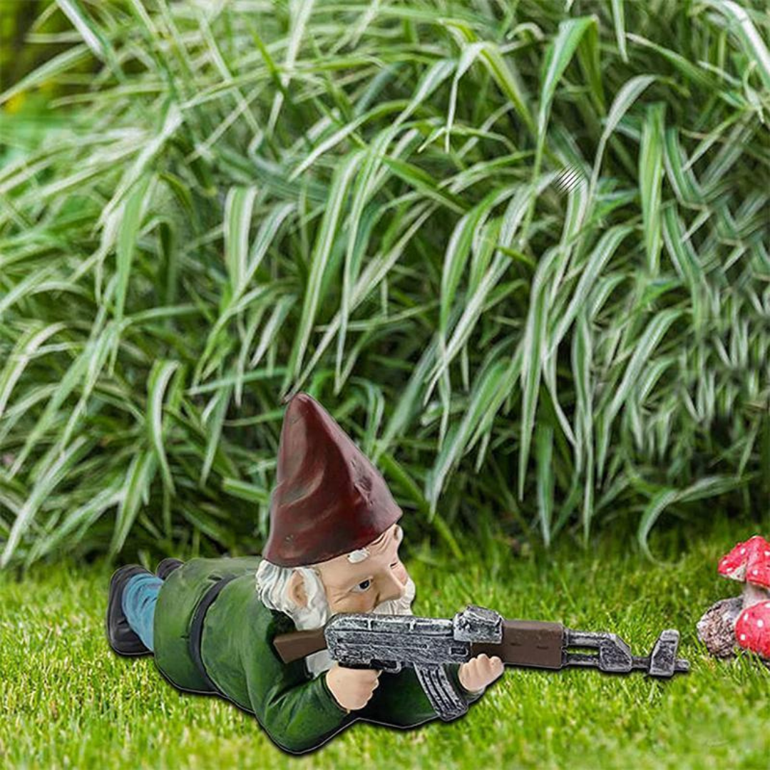 Drelix - Gnomo da Giardino Militare