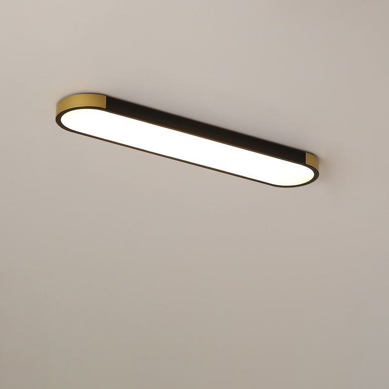 Moderna Lampada da Soffitto LED Flush Mount Rettangolare Minimalista