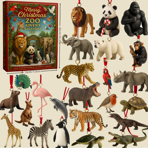 ZooYule | Buon Natale Zoo Calendario dell'Avvento 2025 Conto alla Rovescia Festivo