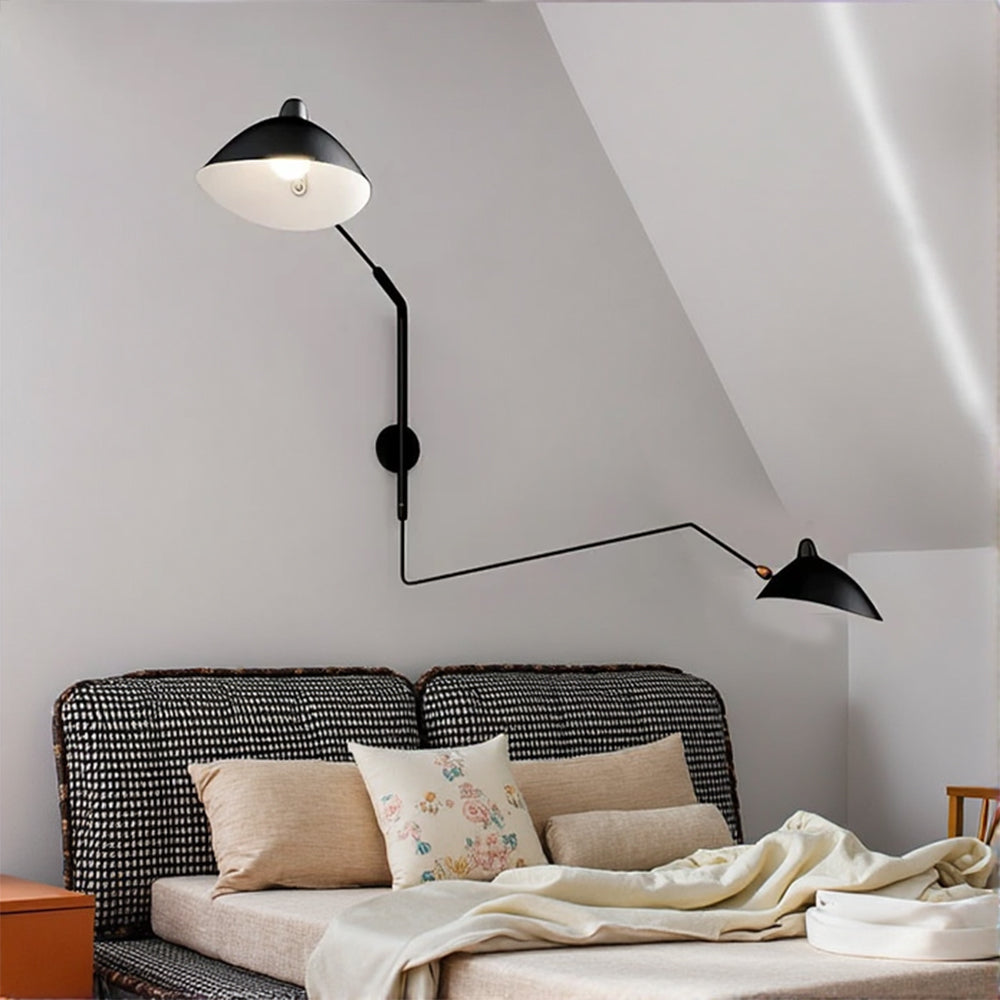 Lampada da Parete Chic a Doppia Testa