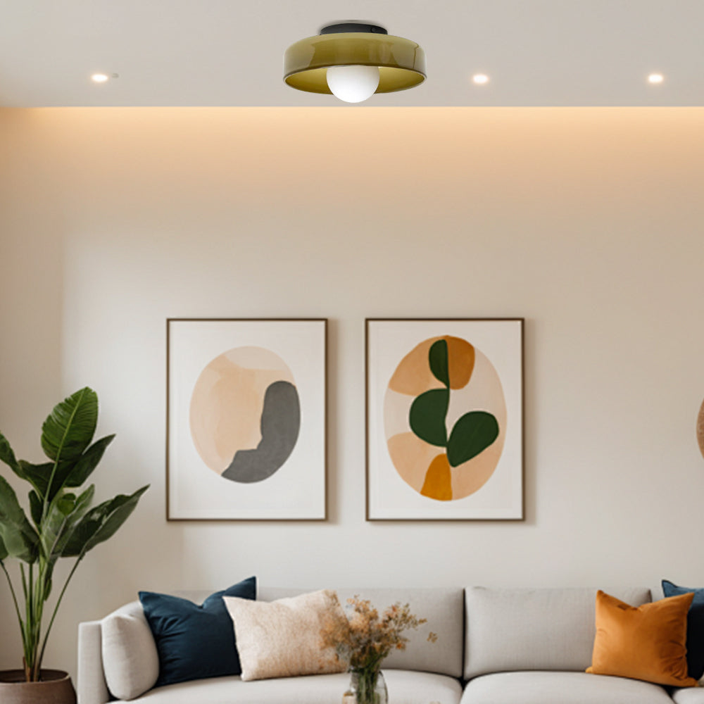 Glarefusion Moderno Soffitto Lampada a Incasso Rotonda