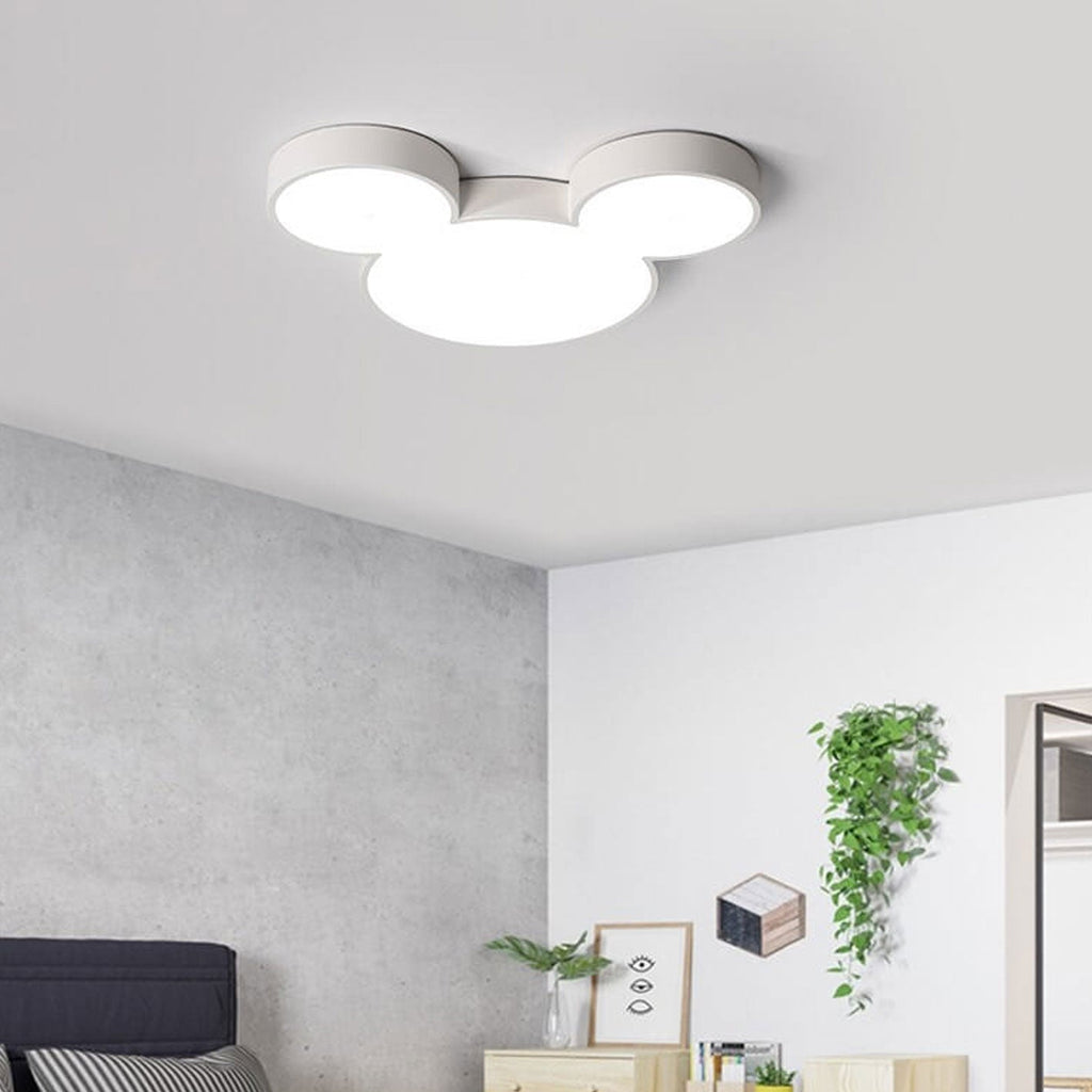 Lampada da soffitto LED a soffitto a cartone di topo creativo contemporaneo per soggiorno e camera da letto