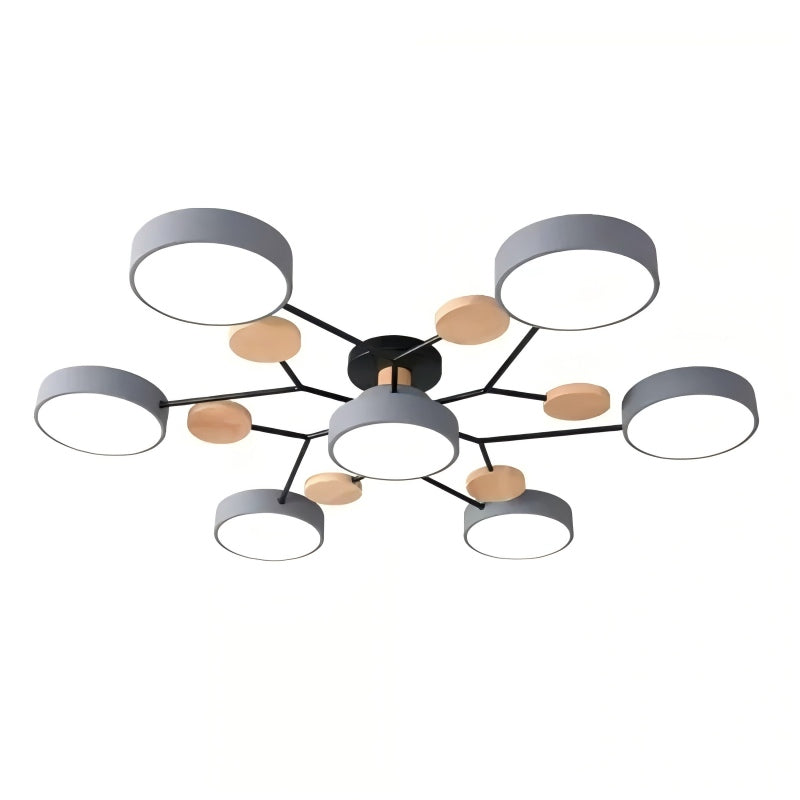 Lampada da soffitto LED circolare in acrilico