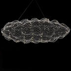 Lampada a sospensione Nuvola in Rete di Ferro Design Danese