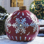 FestiGlow - pallone di Natale gonfiabile resistente alle intemperie per feste all'aperto