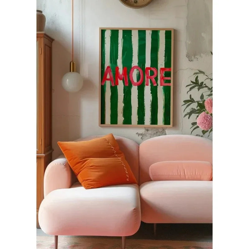 Arte Murale Striata Amore