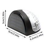 Lampada da giardino solare con 6 LED – Illuminazione decorativa per esterni con gioco di luci | Resistente alle intemperie per giardino, scale e terrazza