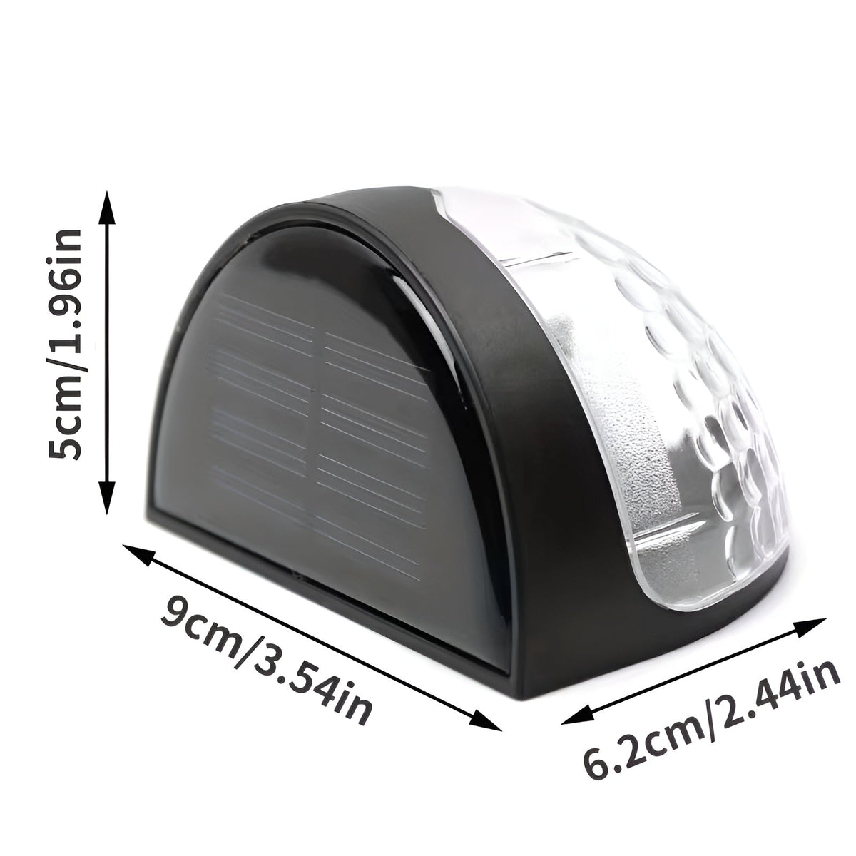 Lampada da giardino solare con 6 LED – Illuminazione decorativa per esterni con gioco di luci | Resistente alle intemperie per giardino, scale e terrazza