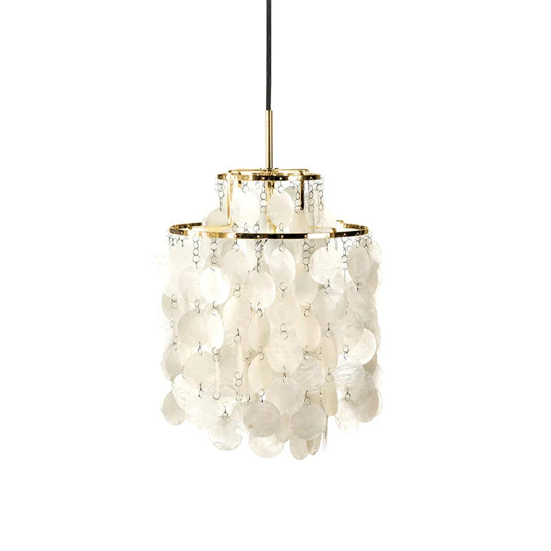 Lampadario Moderno a Forma di Conchiglia