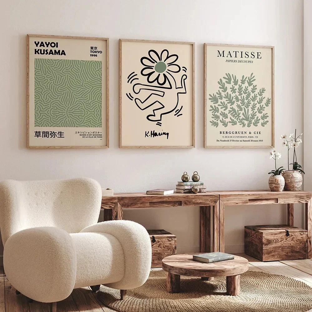 Keith Haring, Henri Matisse & Kusama