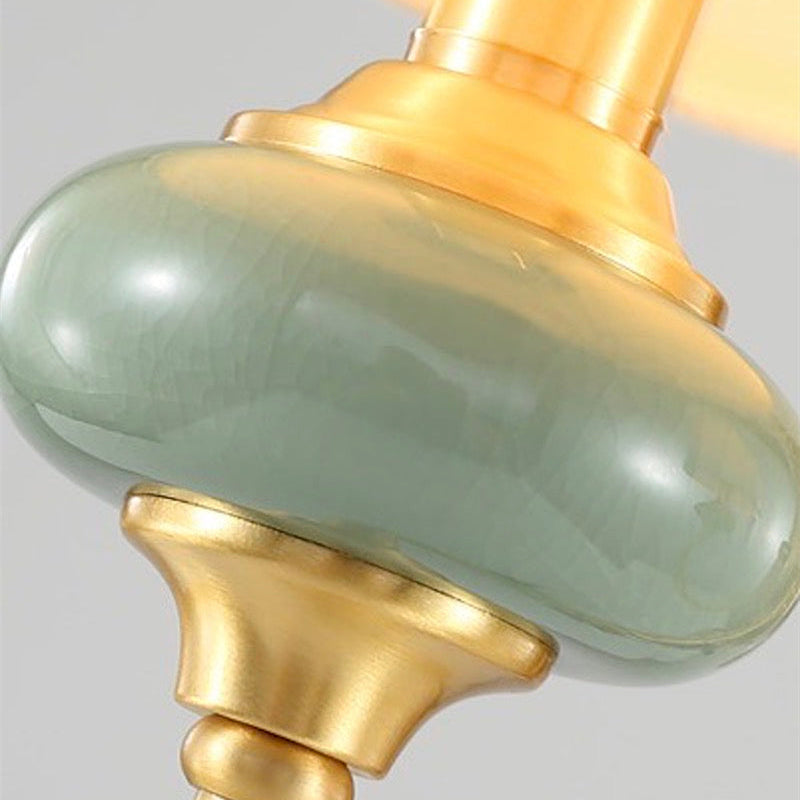 Lampada da Parete Lodge Ceramica&Tessuto&Metallo