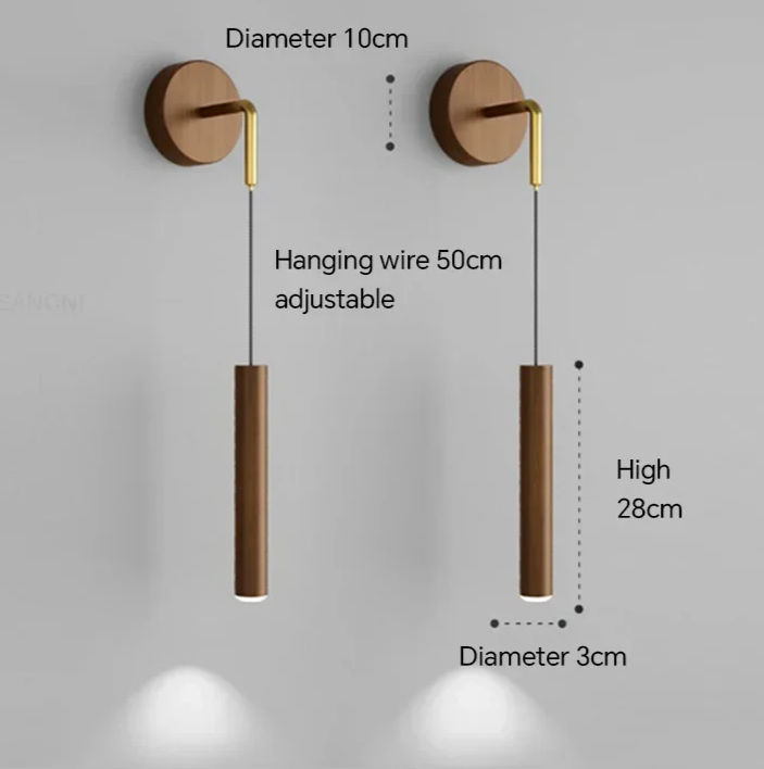 DINDALLED Lampada da Parete LED Moderna