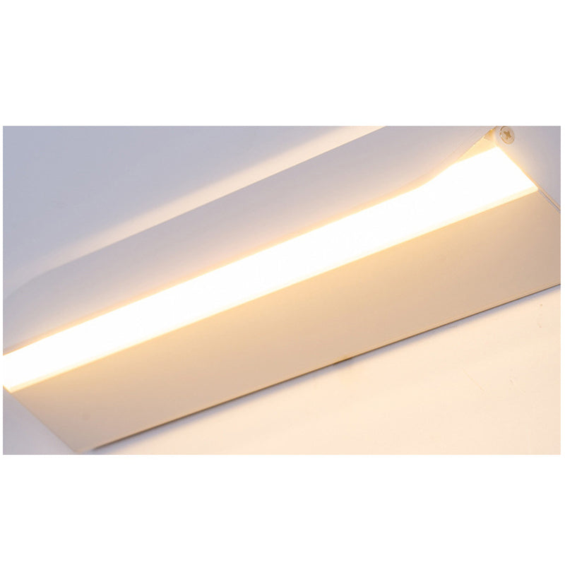 Lampada da Parete Interna Rotante in Metallo LED Arisha, Bianca