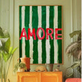 Arte Murale Striata Amore