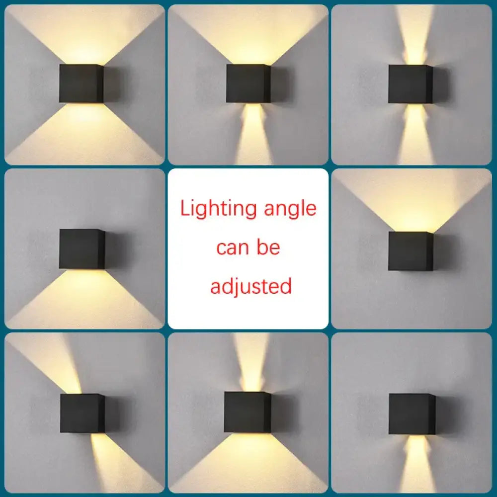 Applique murale LED impermeabile 6W/12W per esterni e interni